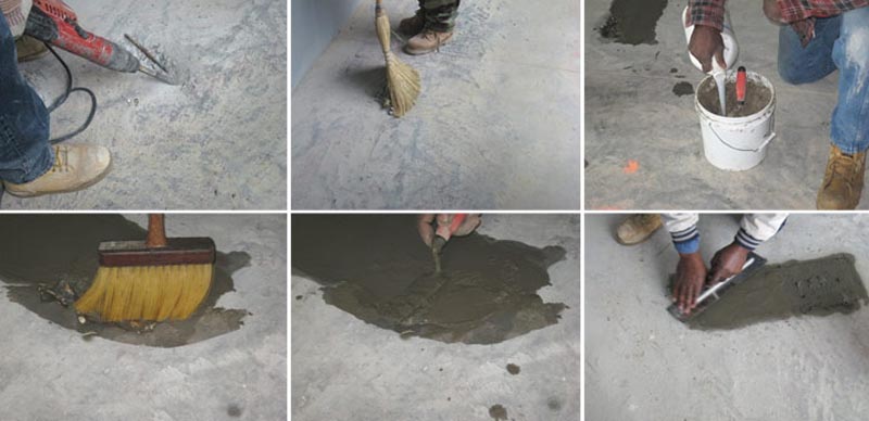 Фото: Основные этапы подготовки бетонной плиты перекрытия к заливке