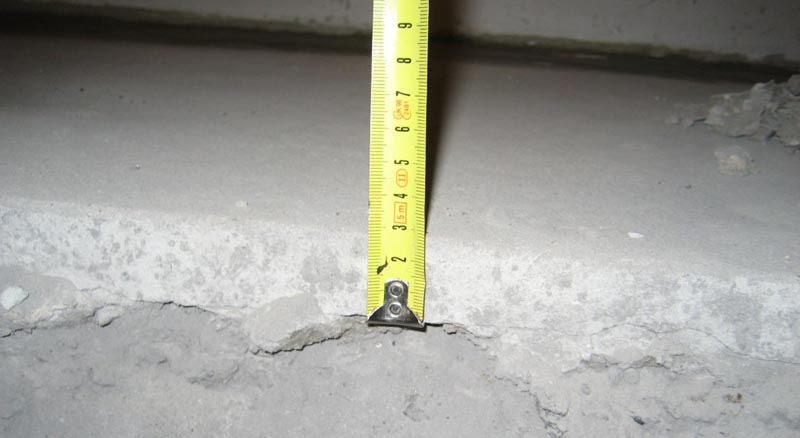 Фото: Минимальная толщина цементного слоя в 3 см
